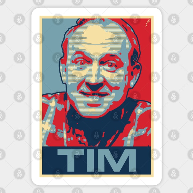 Tim Sticker by DAFTFISH